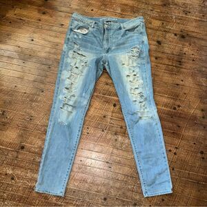 American Eagle Outfitters Ripped Blue Jeans